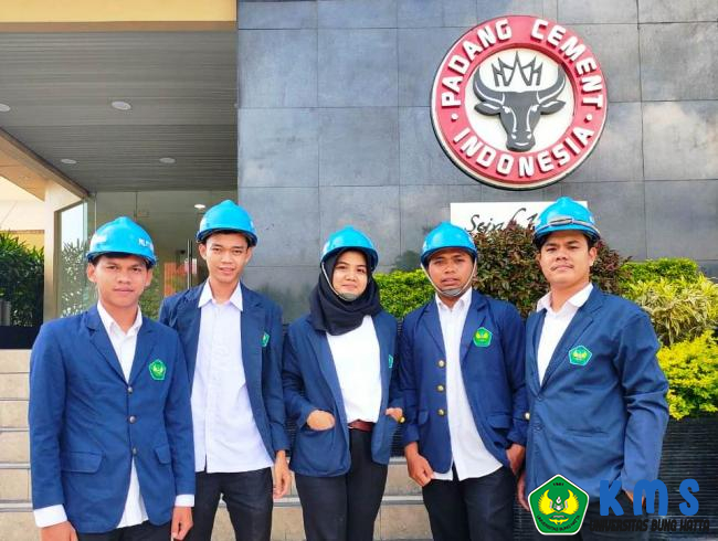 5 Mahasiswa FTI Ikuti Program Magang Mahasiswa Bersertifikat di PT Semen Padang
