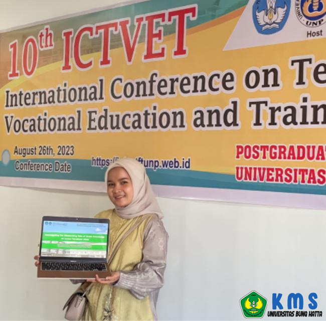Azizah Juwita Hadrus Mahasiswa Manajemen Universitas Bung Hatta Tampil di International Conference  