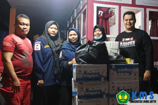 Universitas Bung Hatta Turunkan Relawan Evakuasi Erupsi Gunung Marapi