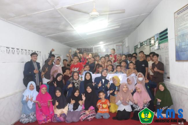 Mahasiswa KIP-K Universitas Bung Hatta Buka Bersama di Panti Asuhan Anak Mentawai