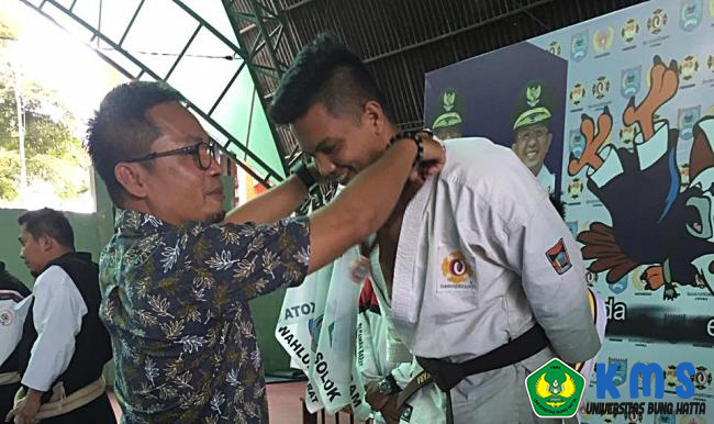Reyhan Daneswara Mahasiswa TEK Universitas Bung Hatta Juara 3 Kejurda Shorinji Kempo